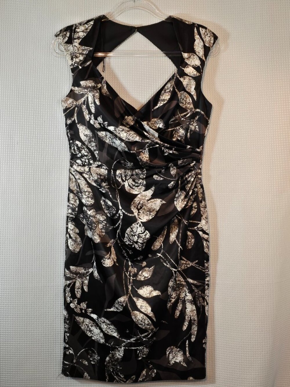 Floral Sheath Cocktail London Times Dress Size 10